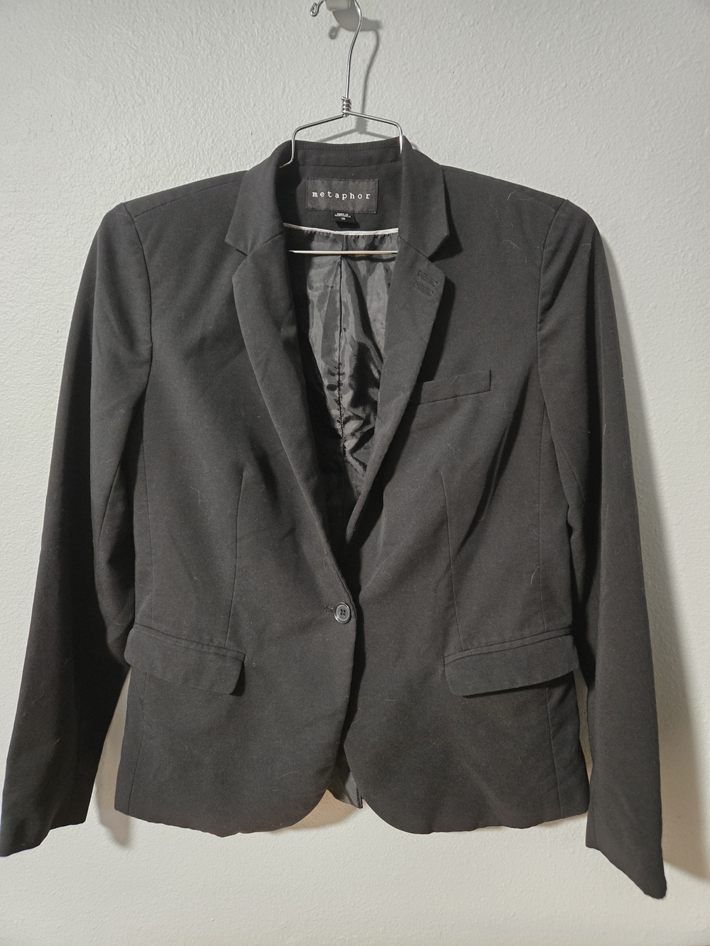 Metaphor Women's Black Tailored Blazer